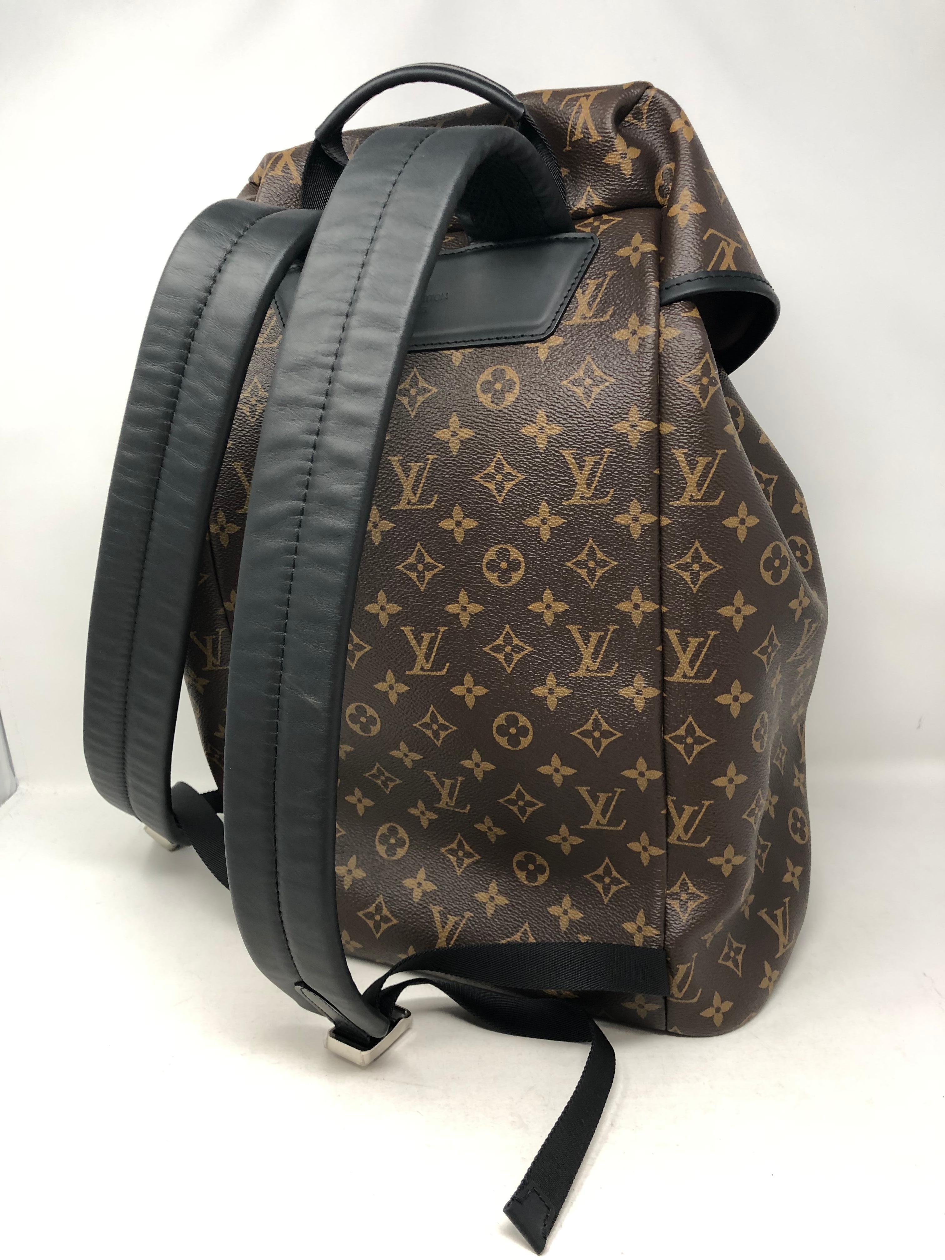 Louis Vuitton Backpack Zack Monogram Macassar Brown  1