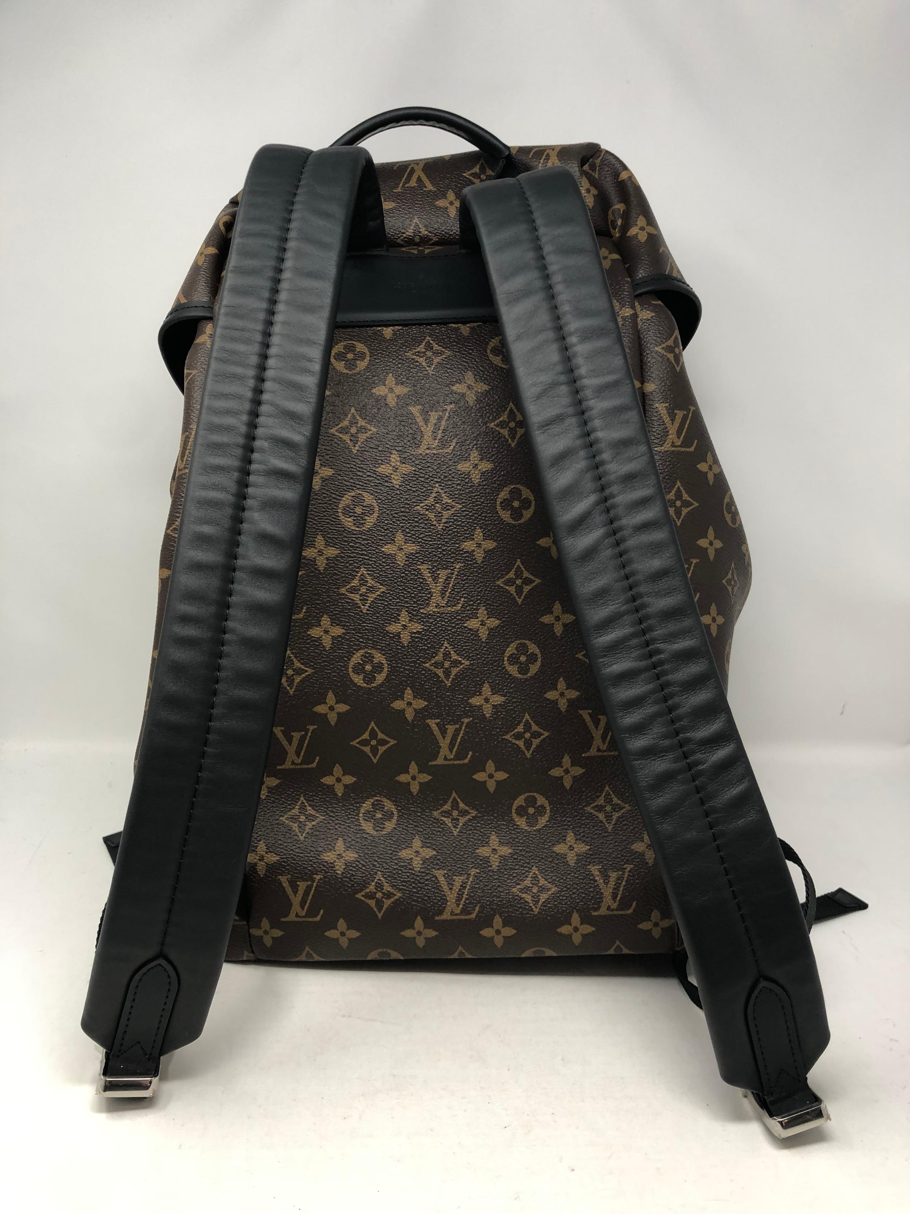 Louis Vuitton Backpack Zack Monogram Macassar Brown  2
