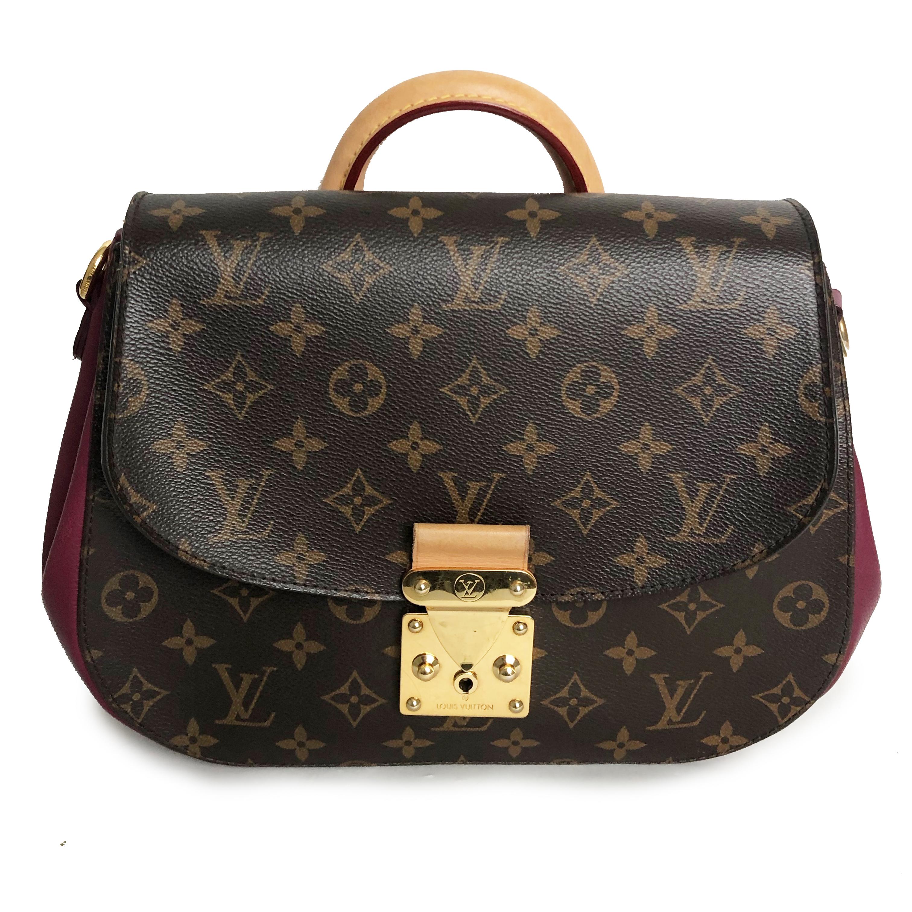 Louis Vuitton Bag Eden MM Monogram Aurore Bag with Shoulder Strap + Dust Cover For Sale 5