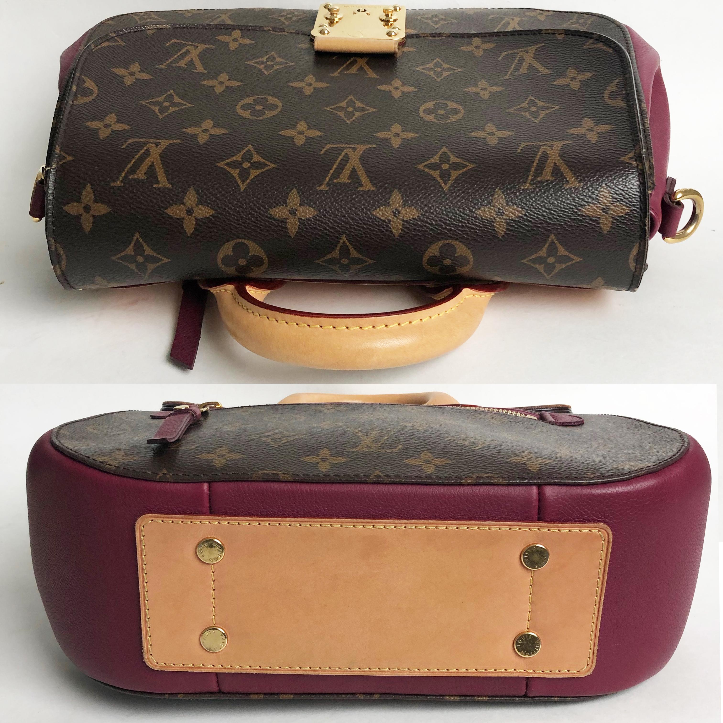 Louis Vuitton Bag Eden MM Monogram Aurore Bag with Shoulder Strap + Dust Cover For Sale 6