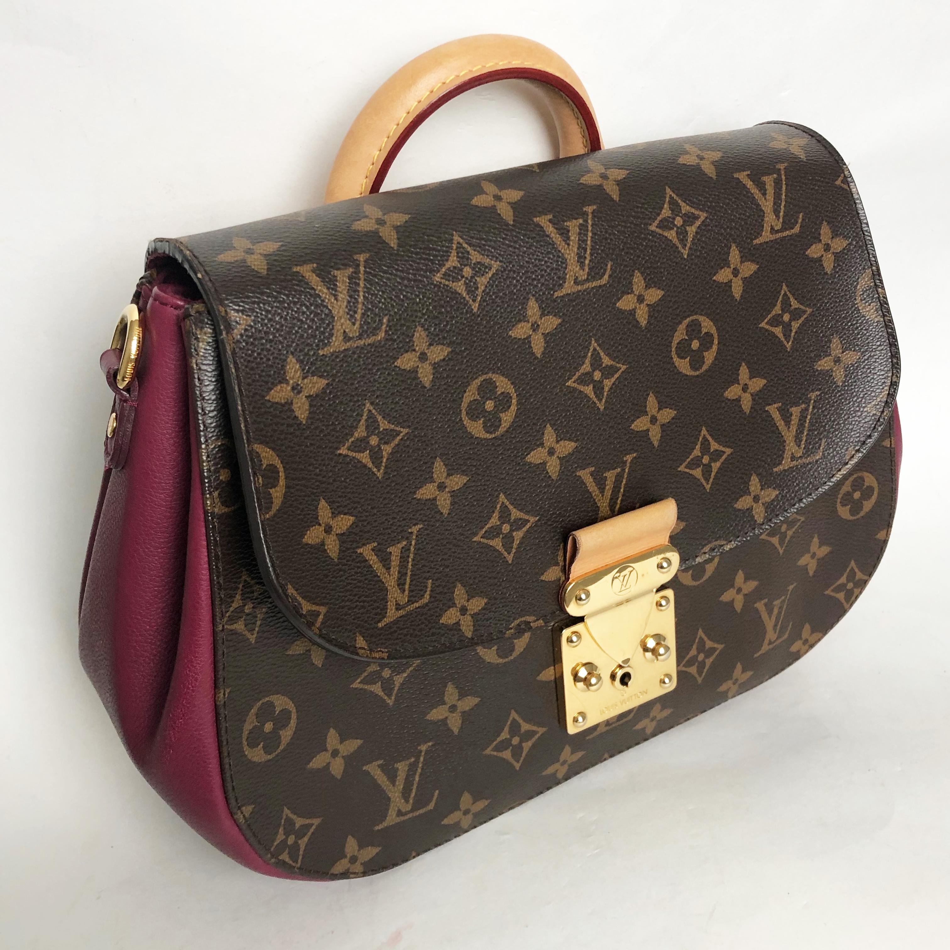 Louis Vuitton Bag Eden MM Monogram Aurore Bag with Shoulder Strap + Dust Cover For Sale 1