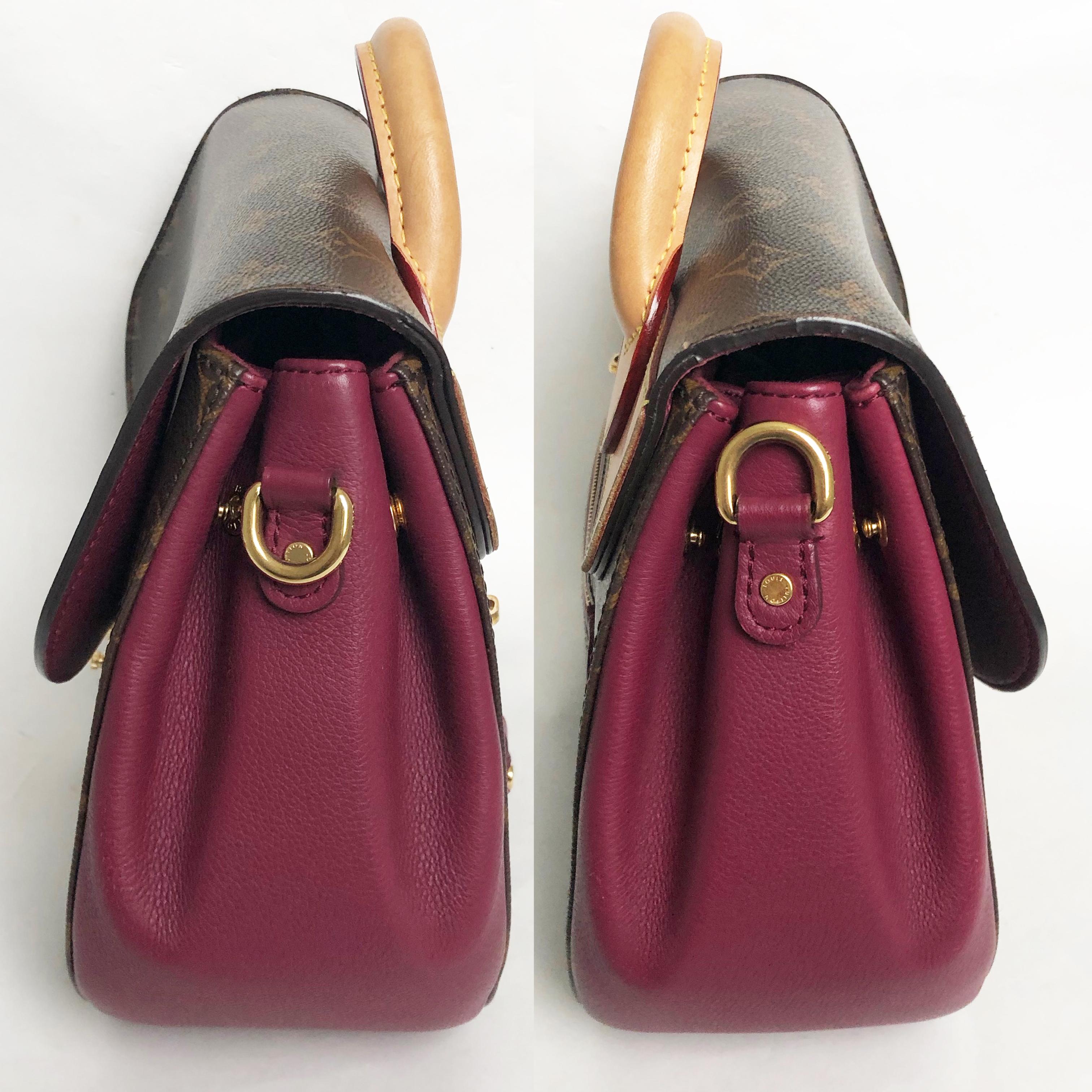 Louis Vuitton Bag Eden MM Monogram Aurore Bag with Shoulder Strap + Dust Cover For Sale 2