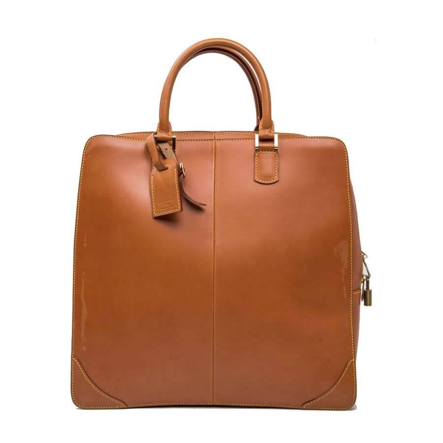 Brown Louis Vuitton Gold Leather Bag