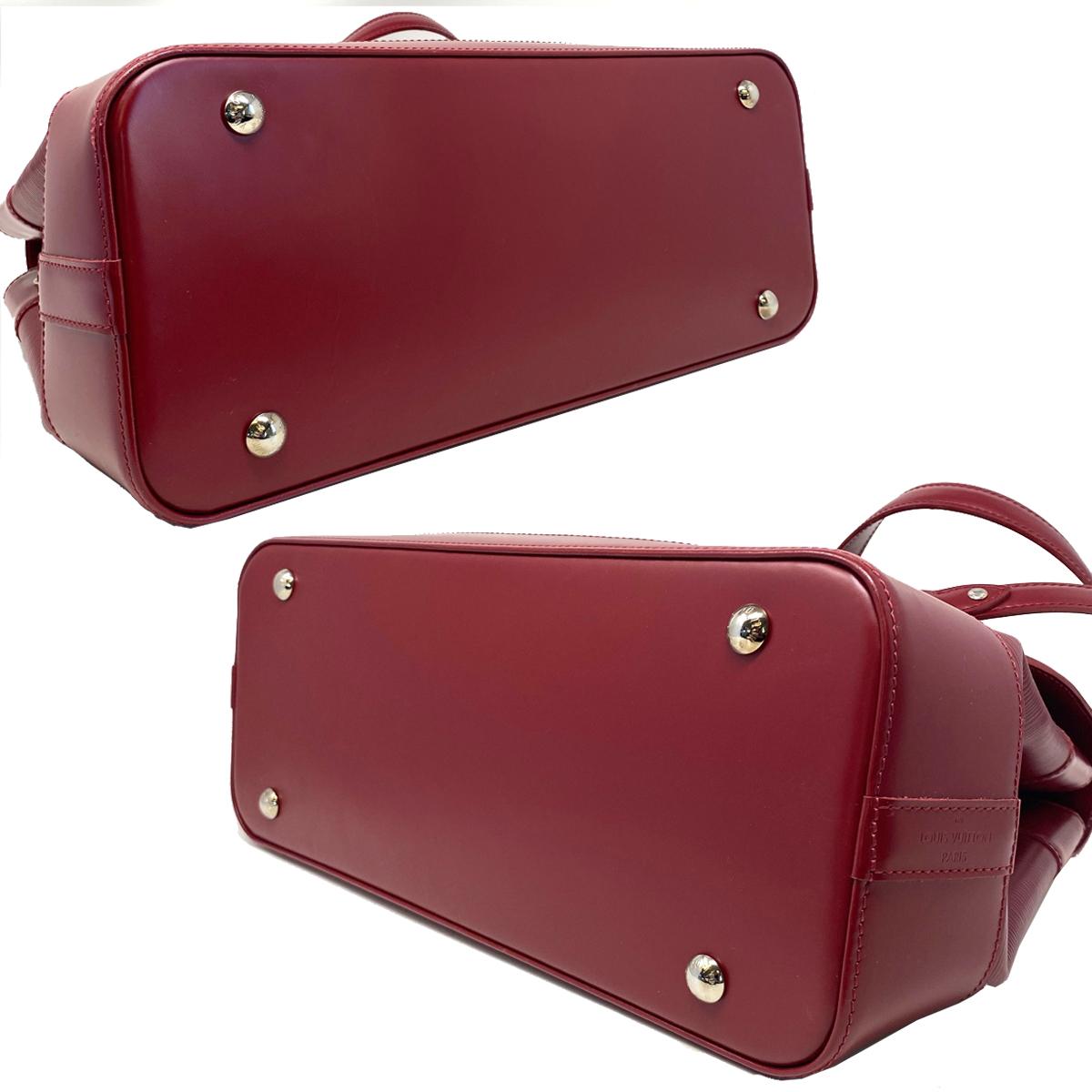 Louis Vuitton Bagatelle GM Red Epi Leather Shoulder Bag  For Sale 1