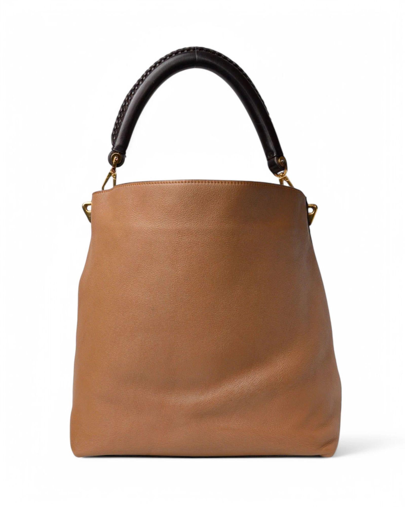 Louis Vuitton Bagatelle GM Taurillon Avellana en Bueno estado para la venta en Torre Del Greco, IT