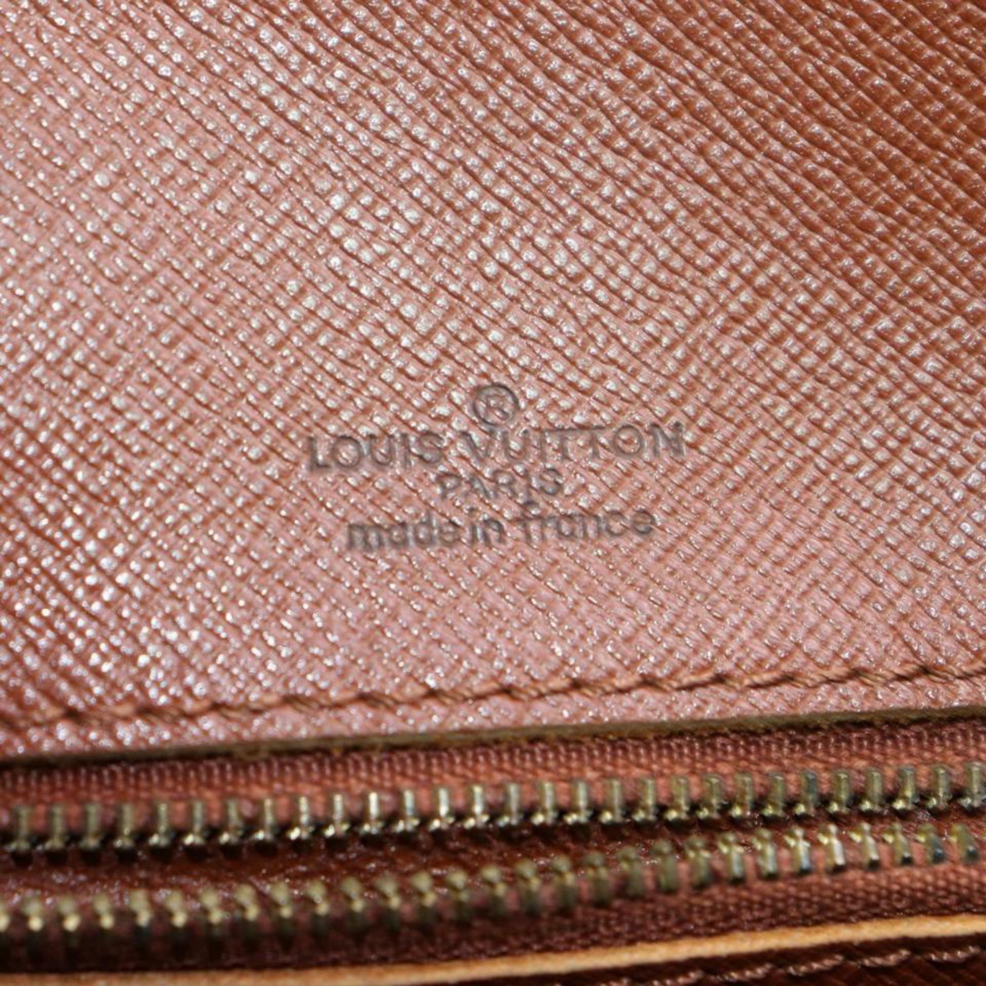 Women's Louis Vuitton Bagatelle Hobo (Ultra Rare) Zip 870653 Brown Canvas Shoulder Bag For Sale
