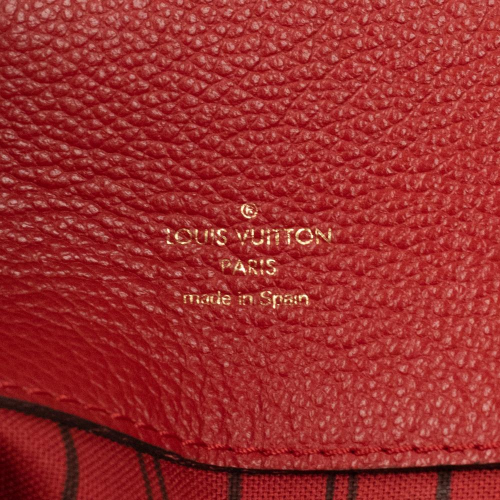 Louis Vuitton, Bagatelle in red leather 2