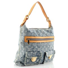 Louis Vuitton Baggy Handtasche aus Denim GM