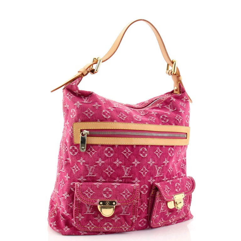 Louis Vuitton, Bags, Louis Vuitton Denim Baggy Gm Pink