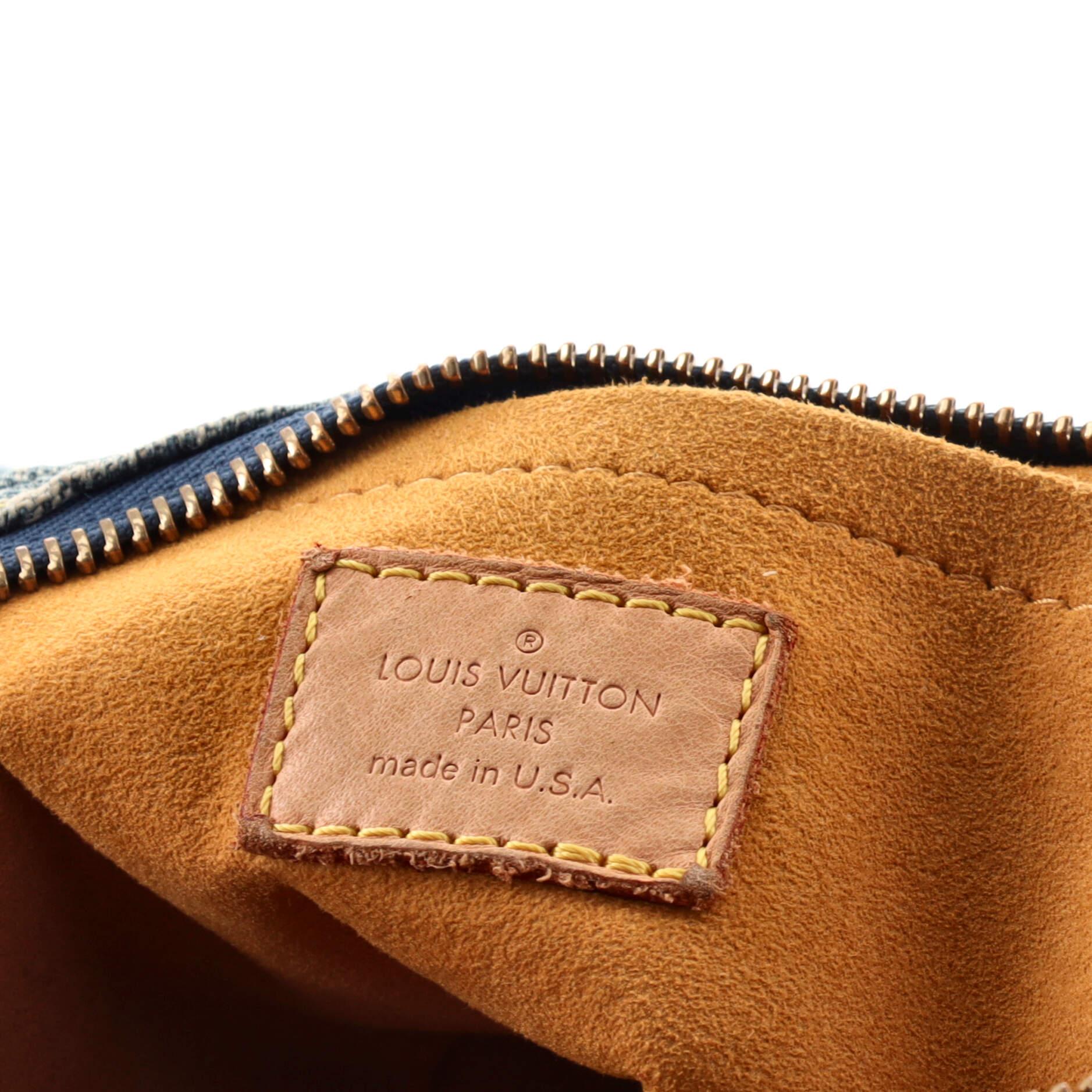 Louis Vuitton Baggy Handbag Denim GM 2