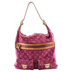 Louis Vuitton Baggy Handbag Denim GM
