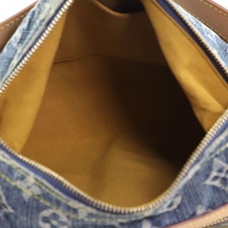 Louis Vuitton Baggy Handbag Denim PM In Good Condition In NY, NY