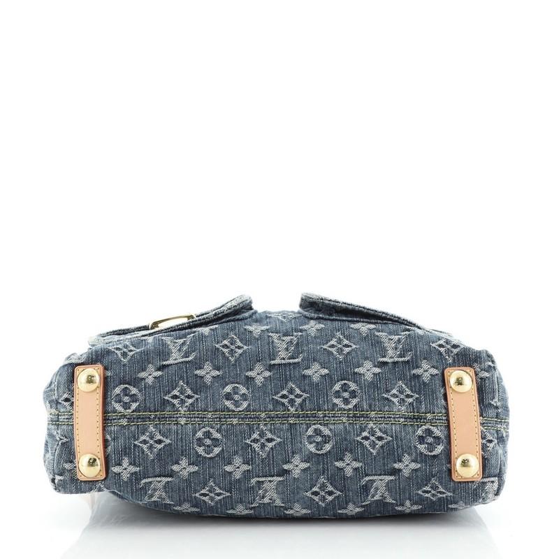 Women's or Men's Louis Vuitton Baggy Handbag Denim PM