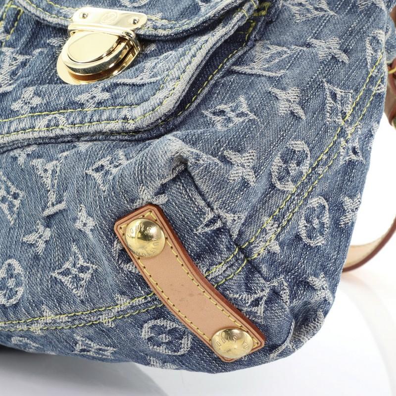 Louis Vuitton Baggy Handbag Denim PM 1
