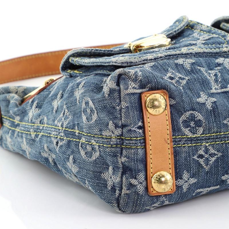 Louis Vuitton Baggy Handbag Denim PM 2