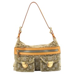 Sac à main Louis Vuitton Baggy en denim PM