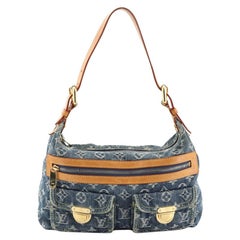 Louis Vuitton Baggy Handbag Denim PM