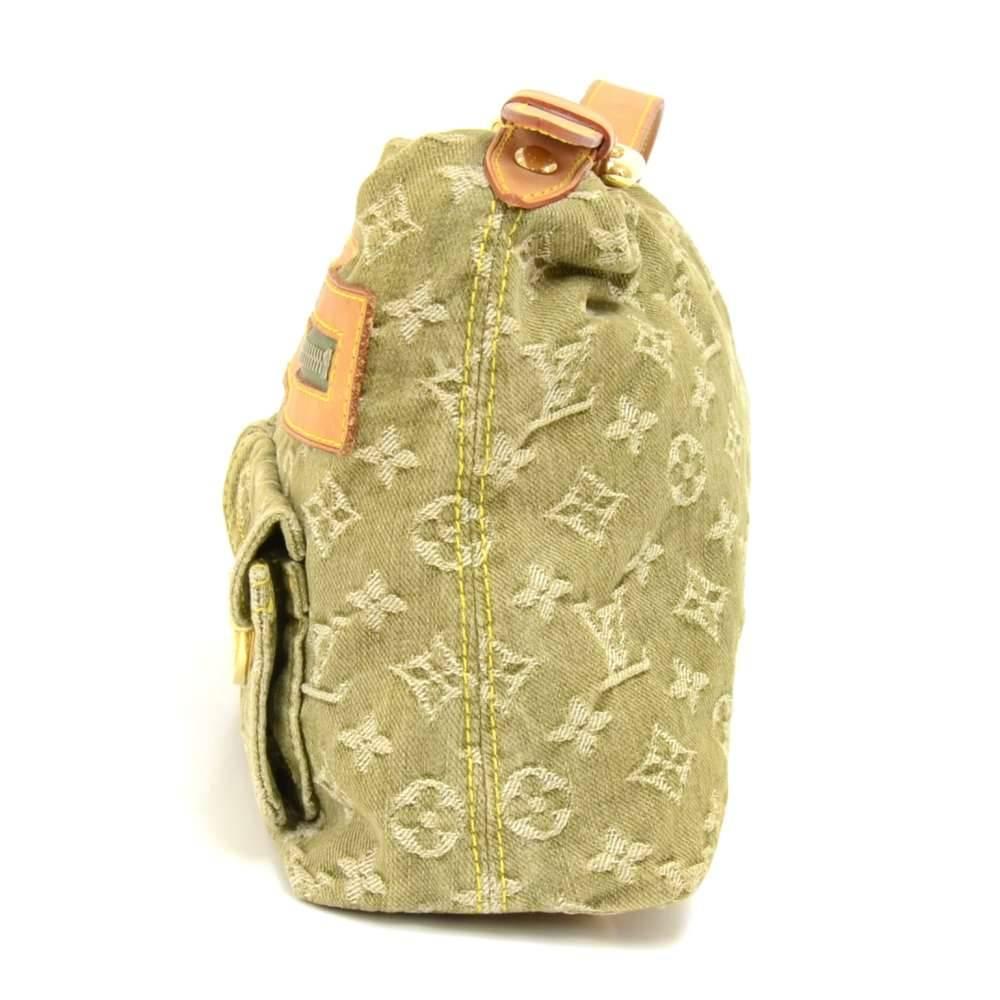 green denim louis vuitton bag