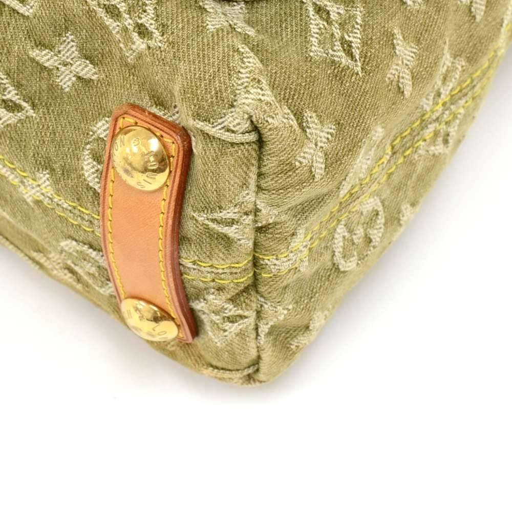 Louis Vuitton Baggy PM Green  Monogram Denim Shoulder Bag - 2006 Limited In Good Condition In Fukuoka, Kyushu