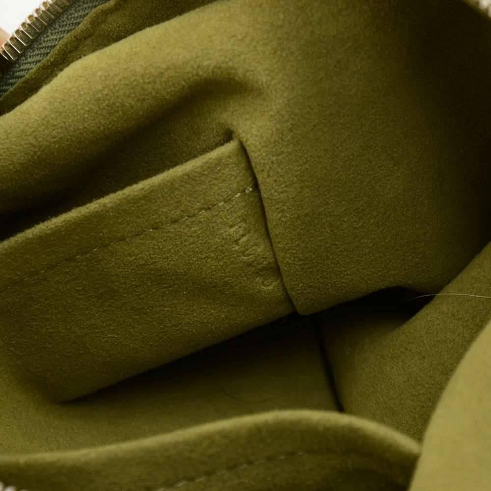 Women's Louis Vuitton Baggy PM Green  Monogram Denim Shoulder Bag - 2006 Limited