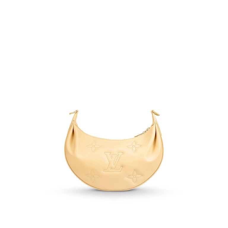 Louis Vuitton Banana Yellow Embroidered Smooth Leather Over The Moon