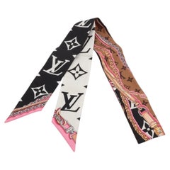 Louis Vuitton Bandeau BB Ultimate Monogram Silk Black × Brown