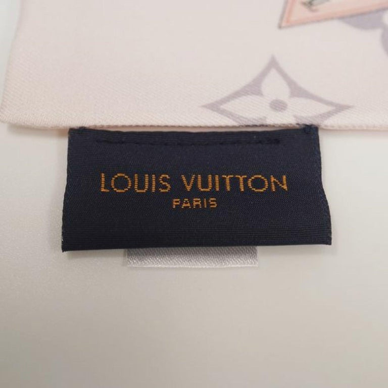 Louis Vuitton Brown Monogram Confidential Silk Bandeau at 1stDibs
