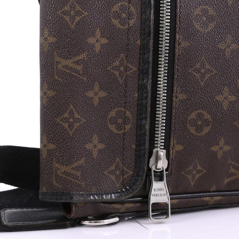Louis Vuitton Bass Bag Macassar Monogram Canvas MM In Good Condition In NY, NY