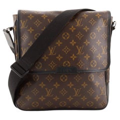 Louis Vuitton Bass Messenger Bag Macassar Monogram Canvas MM