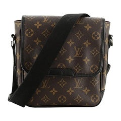 Louis Vuitton Bass Messenger Bag Macassar Monogram Canvas PM 