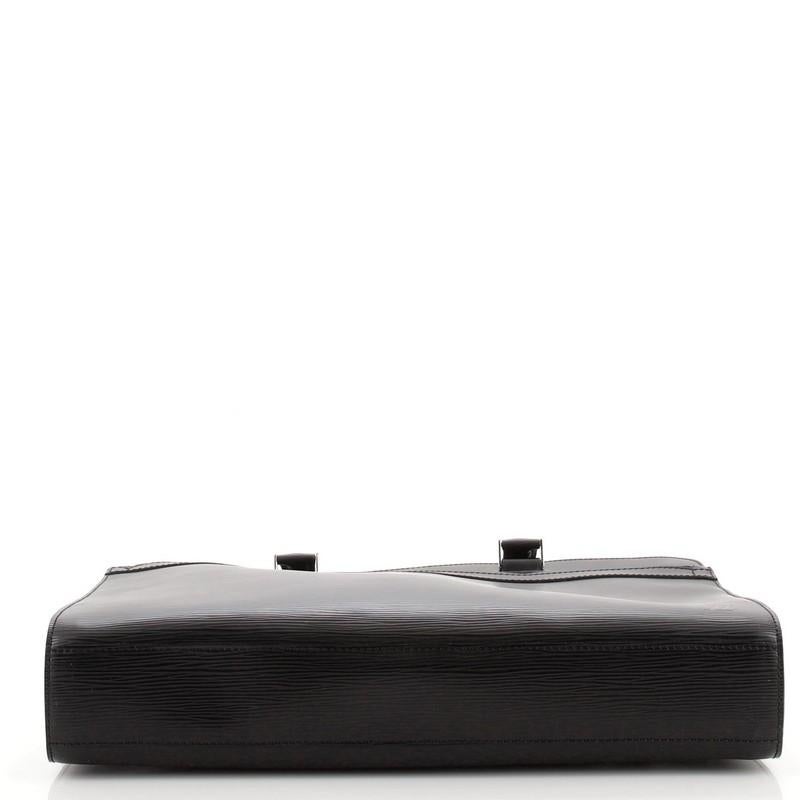 Women's or Men's Louis Vuitton Bassano Briefcase Epi Leather GM