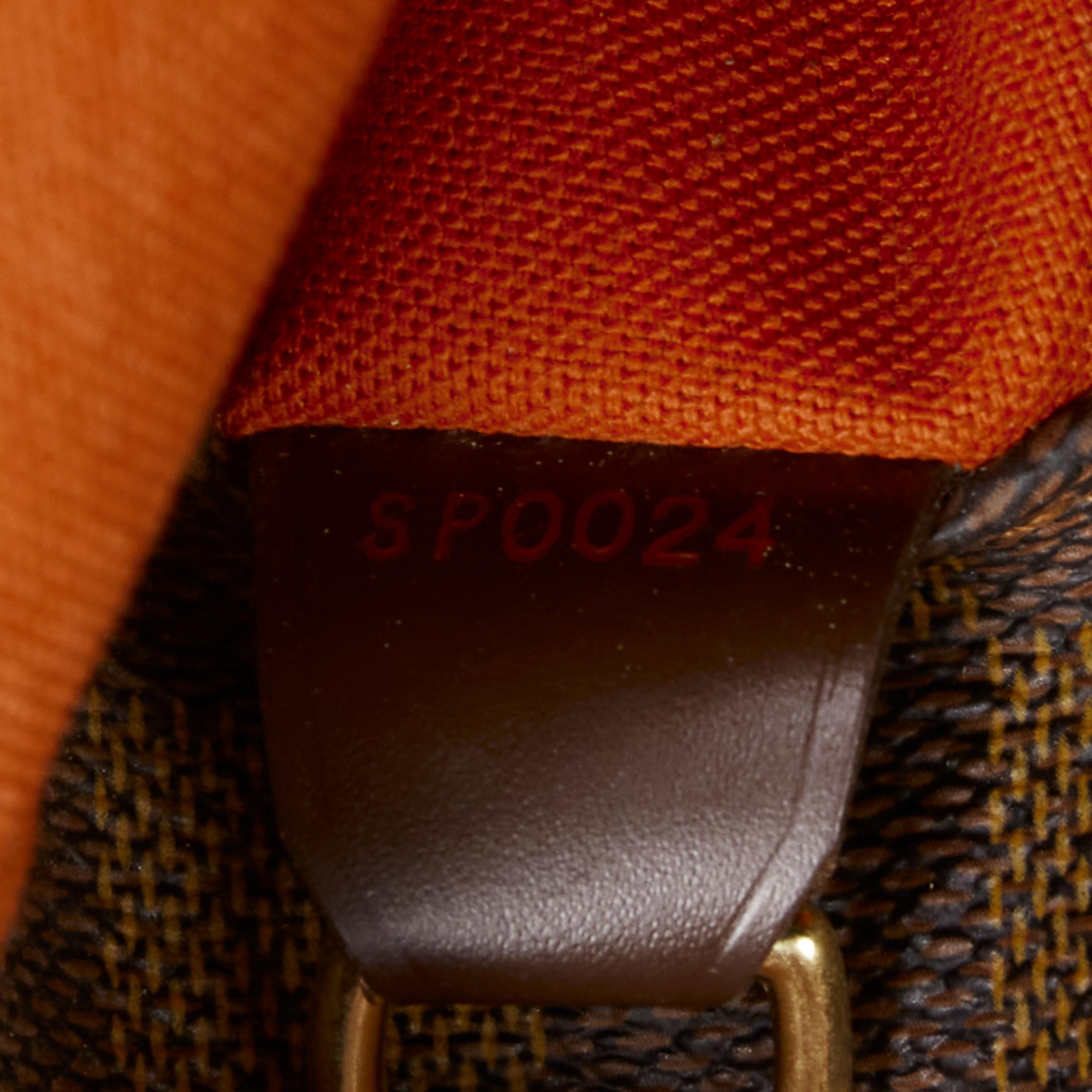 LOUIS VUITTON Bastille Ebene brown Damier LV logo canvas messenger crossbody bag For Sale 6