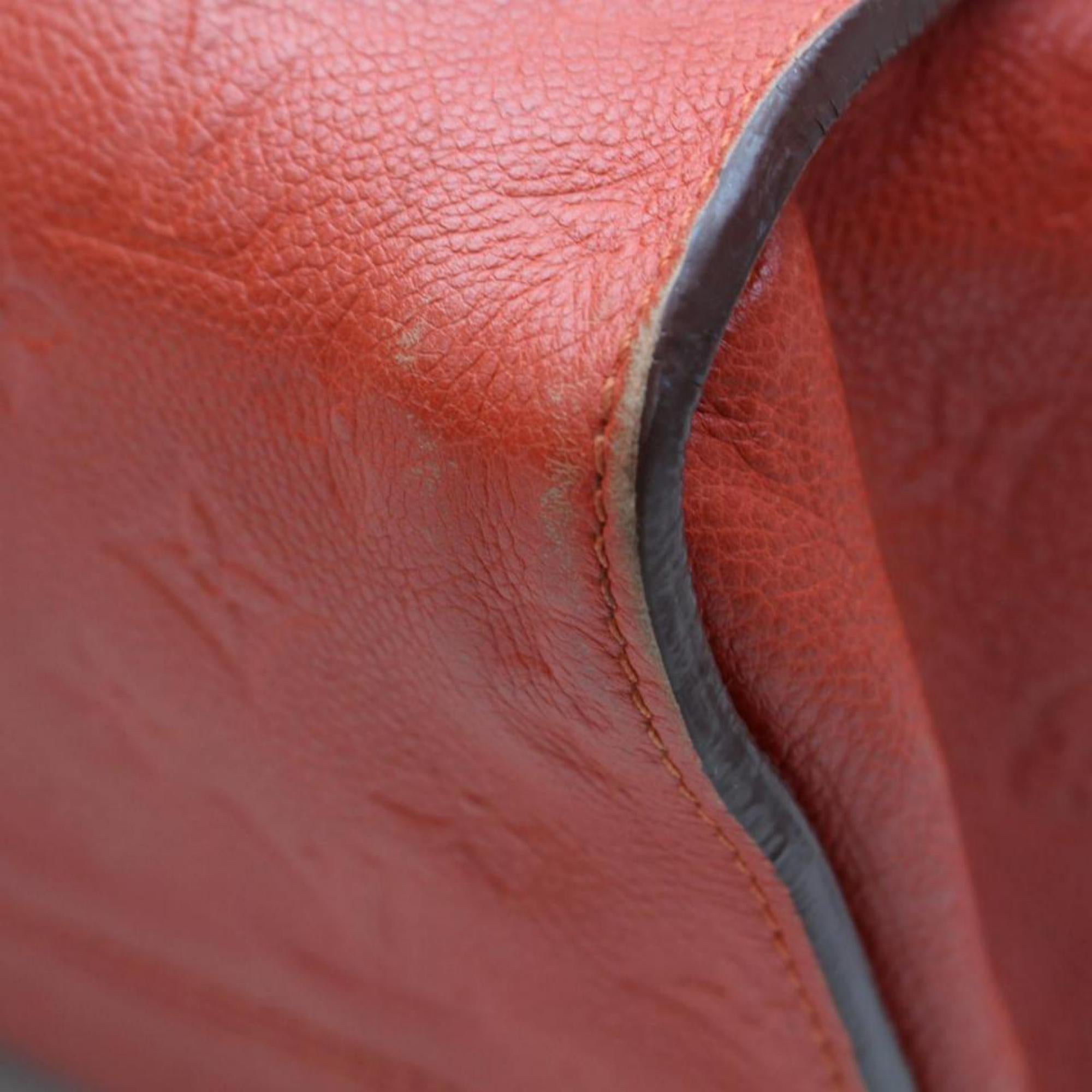Louis Vuitton Bastille Empreinte Mm 2way Tote 2189962 Red Leather Shoulder Bag For Sale 4