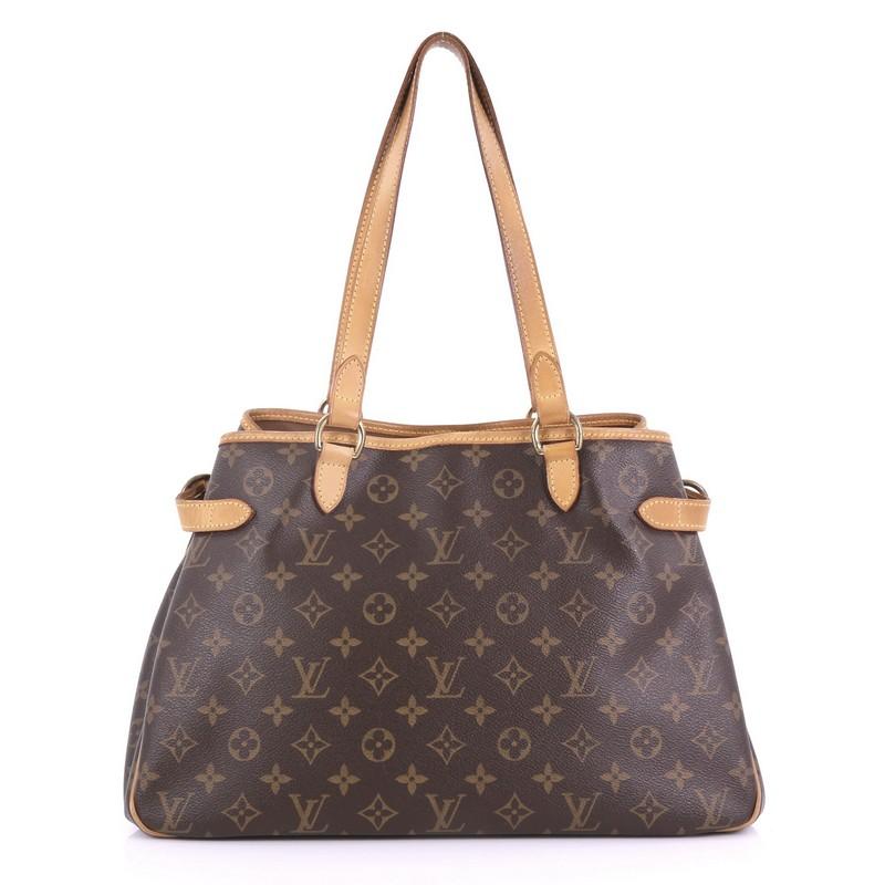 Louis Vuitton Batignolles Handbag Monogram Canvas Horizontal In Good Condition In NY, NY