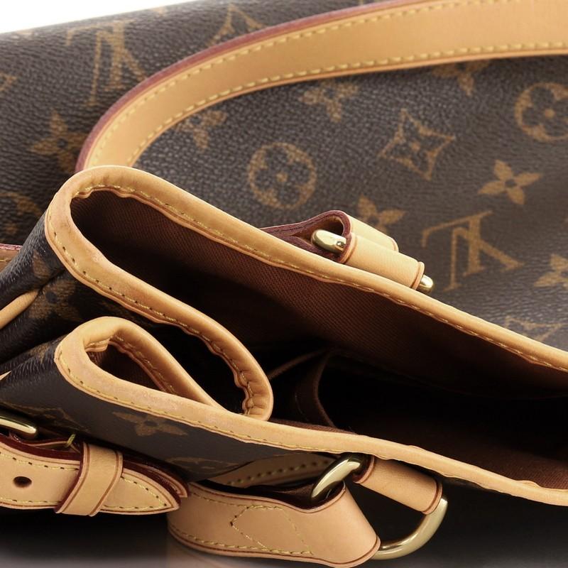 Louis Vuitton Batignolles Handbag Monogram Canvas Horizontal 2