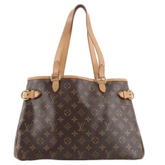 Louis Vuitton Batignolles Handbag Monogram Canvas Horizontal