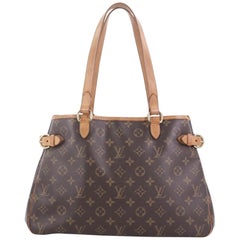 Louis Vuitton Batignolles Handbag Monogram Canvas Horizontal