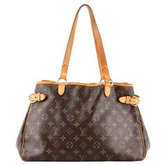 Louis Vuitton Batignolles Handbag Monogram Canvas Horizontal