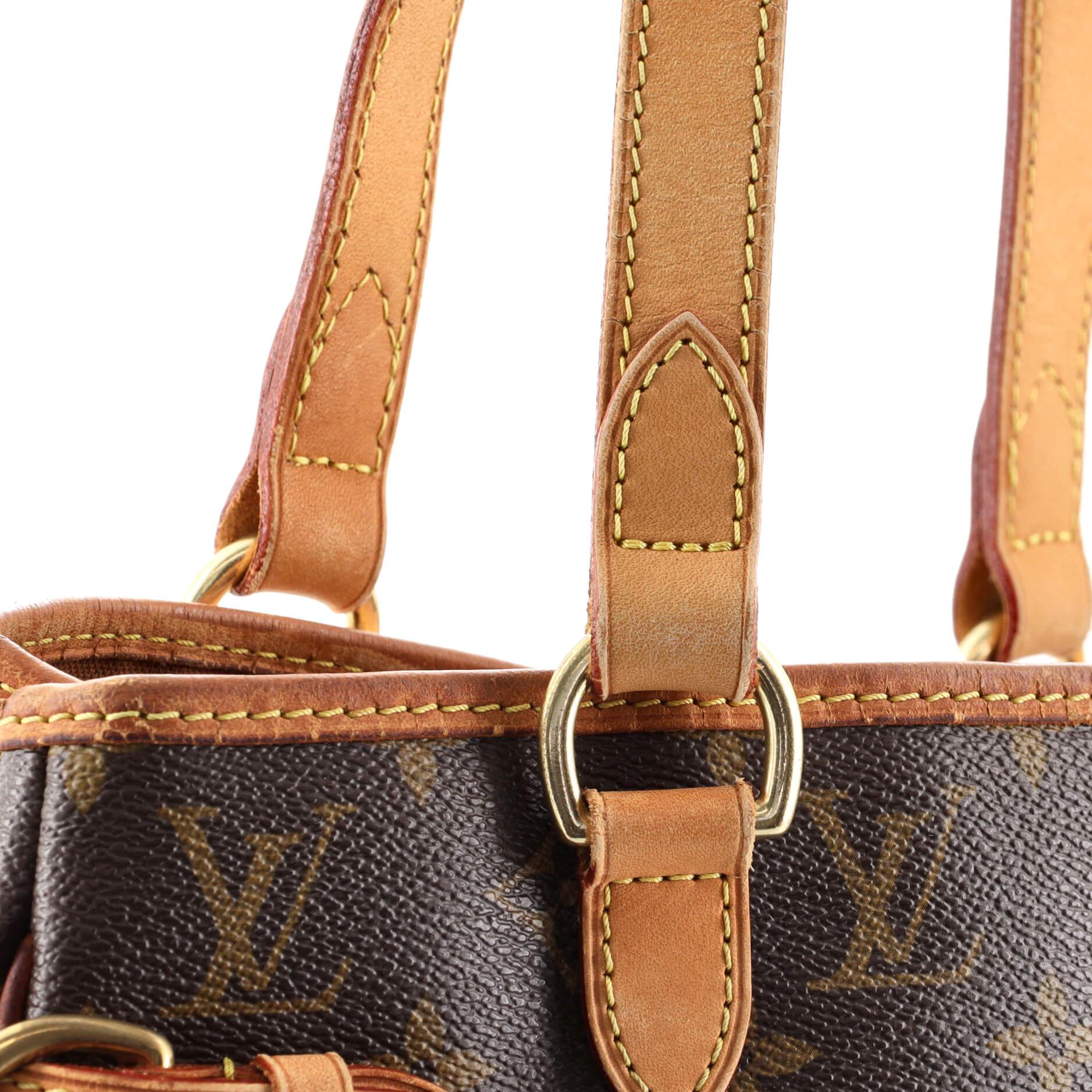 Louis Vuitton Batignolles Handbag Monogram Canvas Vertical In Good Condition In NY, NY