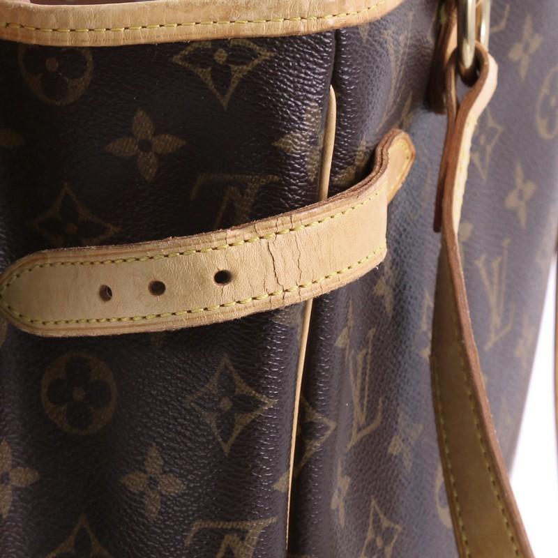 Louis Vuitton Batignolles Handbag Monogram Canvas Vertical 3