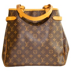 Louis Vuitton Batignolles Vertical Monogram Coated Canvas Shoulder Bag