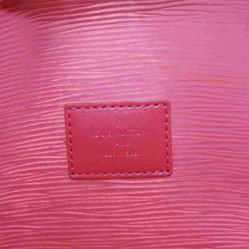 Louis Vuitton Bay Lagoon Clear Translucent with Pouch Baia 860005 Red Epi Plage 5