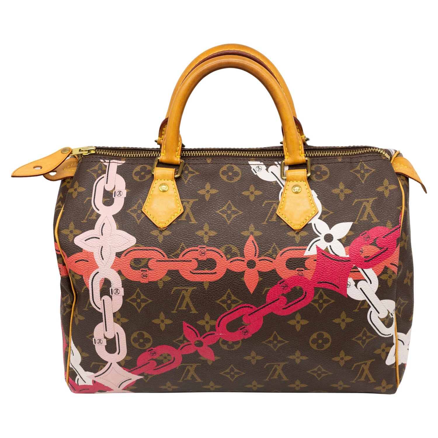 Louis Vuitton Limited Monogram Rose Mini Lin Trapeze PM Speedy 45lz428s For  Sale at 1stDibs