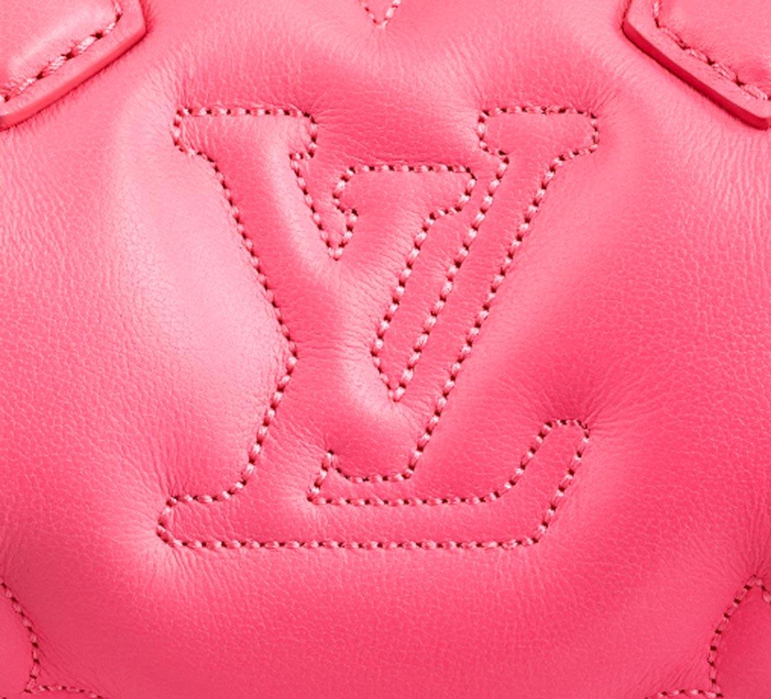 Louis Vuitton BB Butterfly Bag Pink Dragon Fruit Quilted and Embroidered Smooth 2