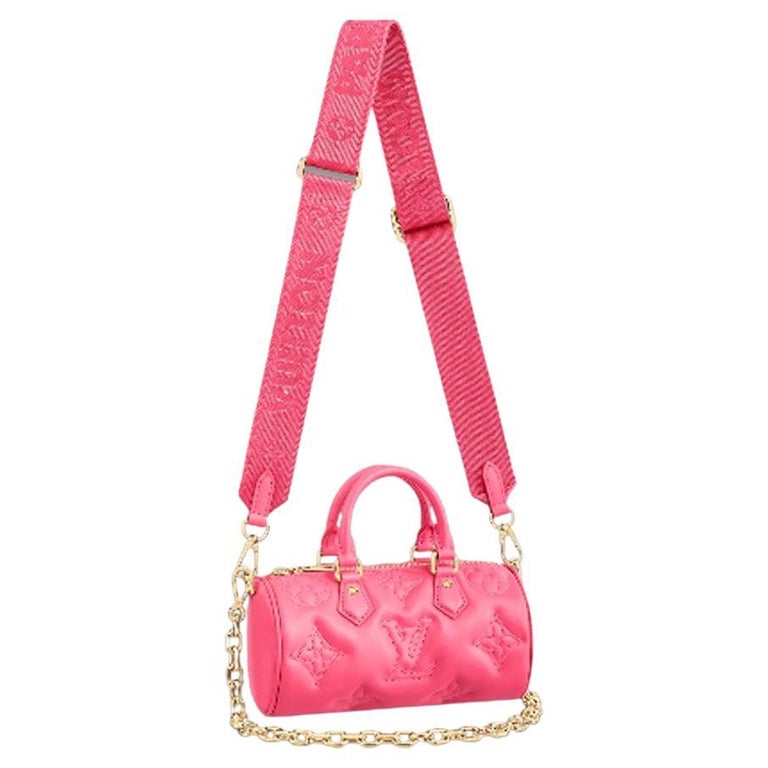 Louis Vuitton BB Butterfly Bag Pink Dragon Fruit Quilted and
