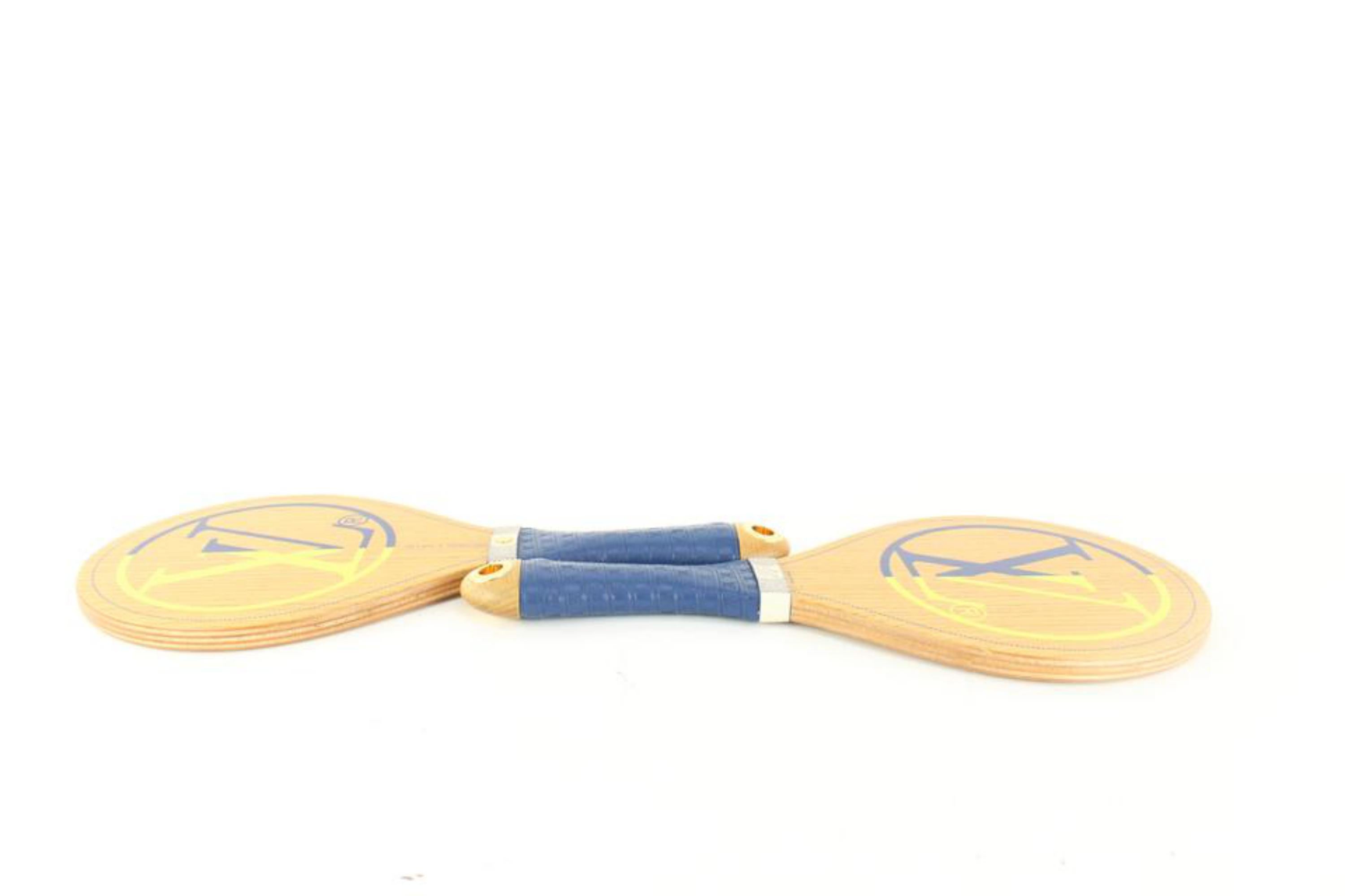 Women's or Men's Louis Vuitton Beach Bat Paddle Set 54lz62s For Sale