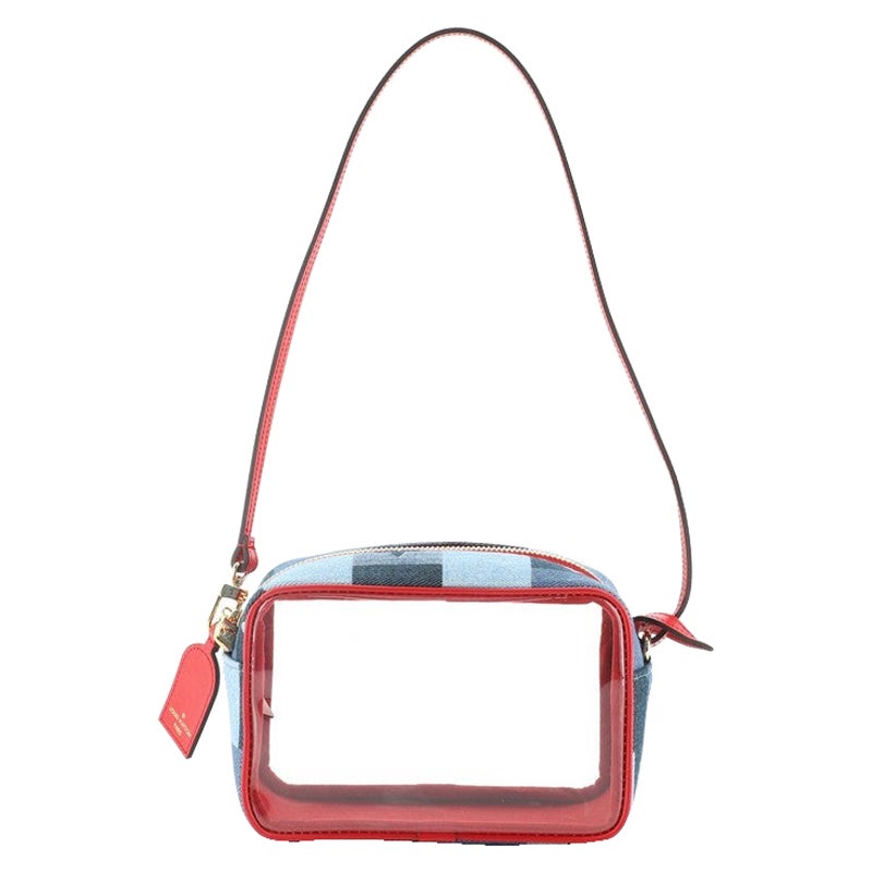 Louis Vuitton Beach Pouch Damier and Monogram Patchwork Denim