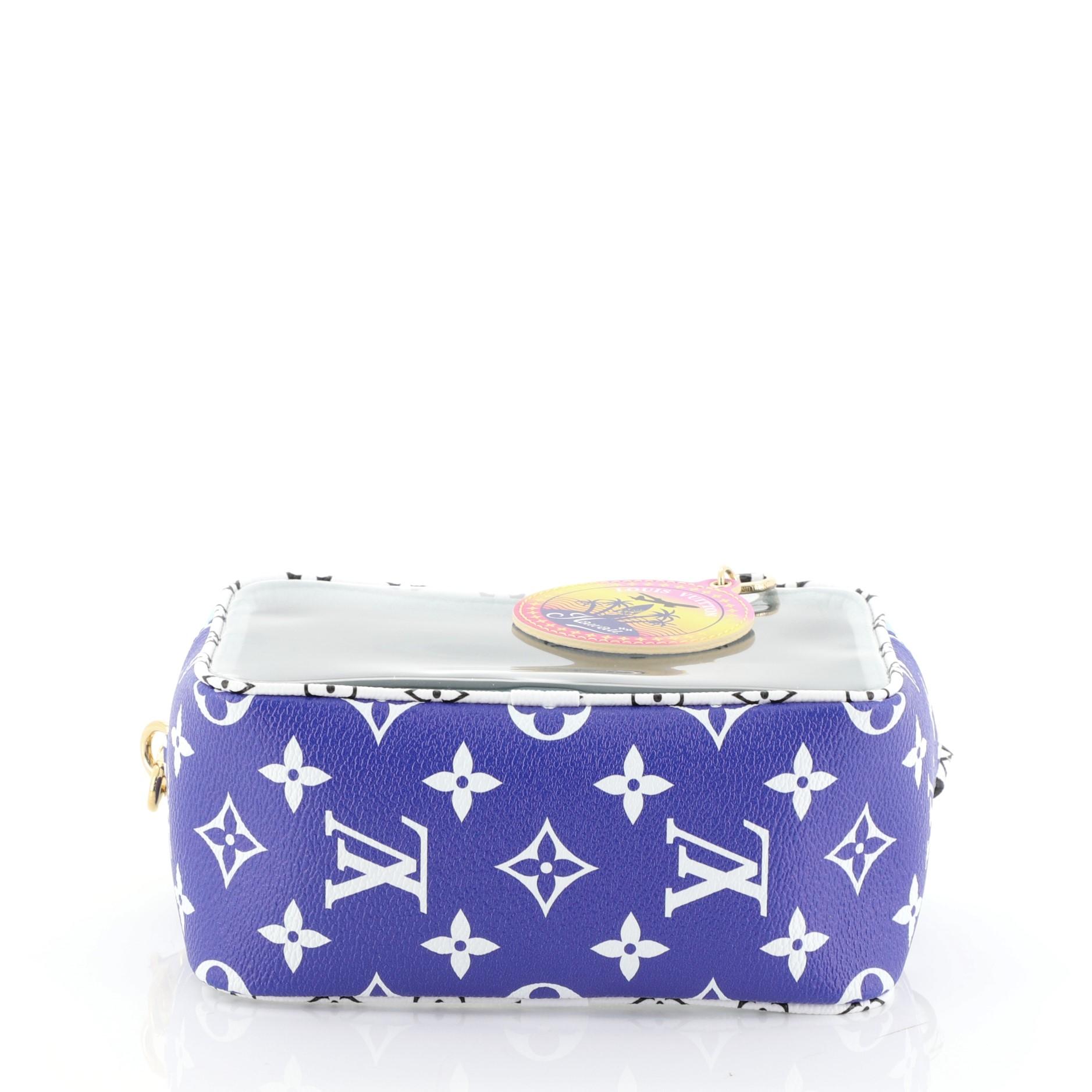 Louis Vuitton Beach Pouch Limited Edition Cities Colored Monogram Giant In Good Condition In NY, NY