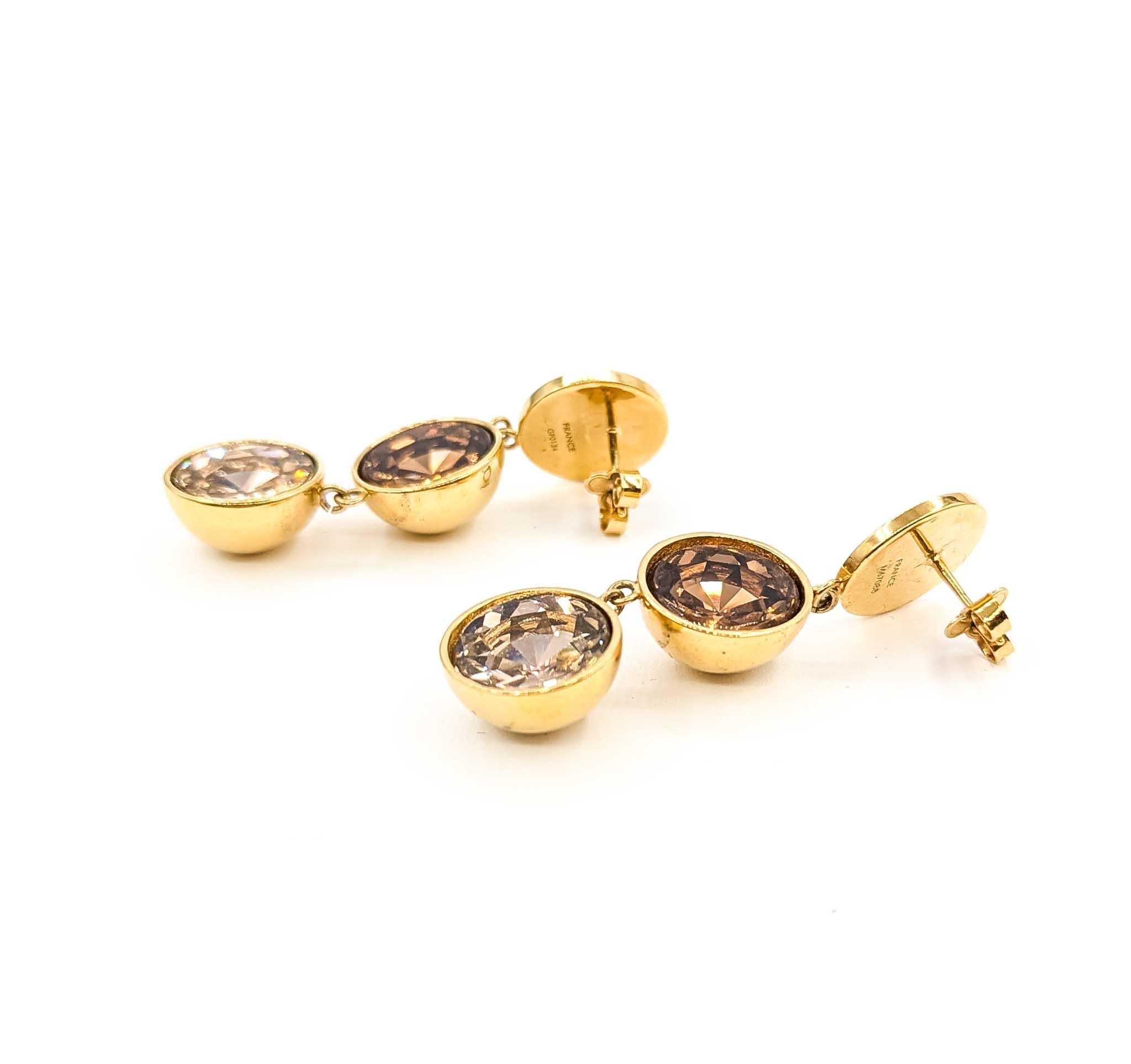 Louis Vuitton Beaded Earrings For Sale 3