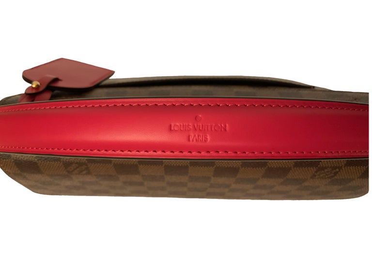 Unboxing LOUIS VUITTON Beaubourg MM Scarlet Red/Ecarlate N40176 Damier  Ebene Canvas NEW EDITION 2019 